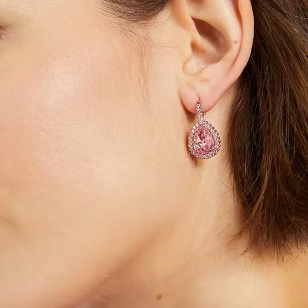 Kate Spade Brilliant‎ Statements Pavé Halo Drop Earrings NEW